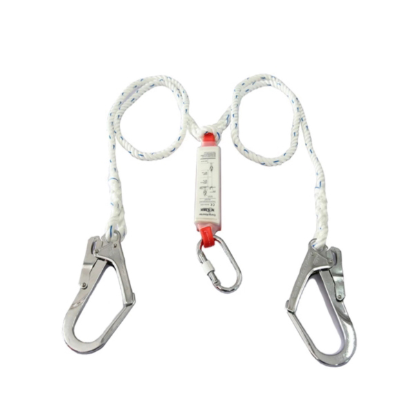 Safety Lanyard With Absorder 2 hook
